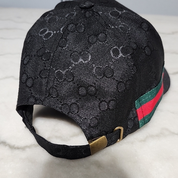 Black Designer Men's Cap - Picture 3 of 4